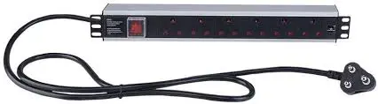 SERVER CABINET 6 PORT PDU (SA PLUG) IEC