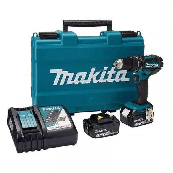 Drill Impact Kit DHP482 Cordless Drill + 2 x Batt+ Charger 18V MA